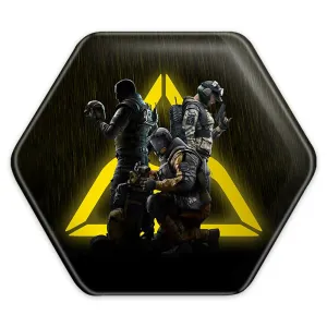 پیکسل شش ضلعی رینبو سیکس Rainbow Six