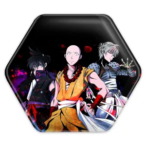پیکسل شش ضلعی انیمه مرد تک مشتی One Punch Man