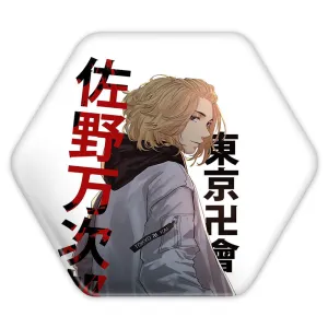 پیکسل شش ضلعی مایکی انیمه توکیو ریونجرز Tokyo Revengers