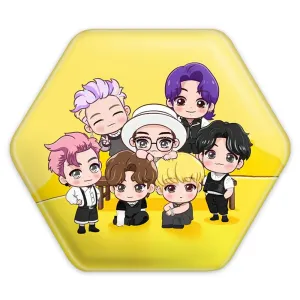 پیکسل شش ضلعی گروه بی تی اس BTS