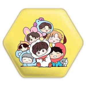 پیکسل شش ضلعی گروه بی تی اس BTS