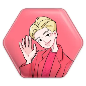 پیکسل شش ضلعی نامجون Namjoon گروه بی تی اس BTS