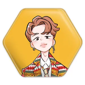 پیکسل شش ضلعی جیمین Jimin گروه بی تی اس BTS