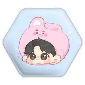 پیکسل شش ضلعی جونگ کوک Jungkook گروه بی تی اس BTS