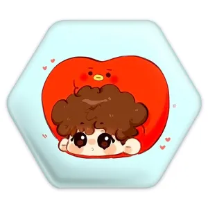پیکسل شش ضلعی تهیونگ وی Teahyung گروه بی تی اس BTS