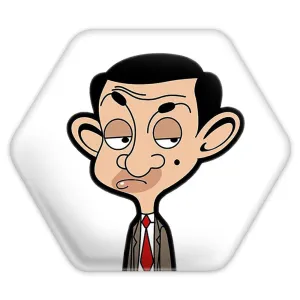پیکسل شش ضلعی مستر بین Mr Bean