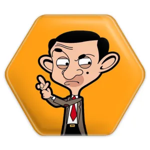 پیکسل شش ضلعی مستر بین Mr Bean