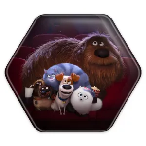 پیکسل شش ضلعی زندگی پنهان حیوانات خانگی The Secret Life of Pets