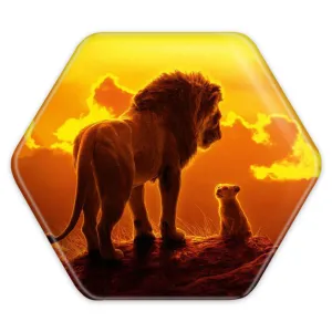 پیکسل شش ضلعی شیرشاه Lion King