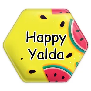 پیکسل شش ضلعی شب یلدا