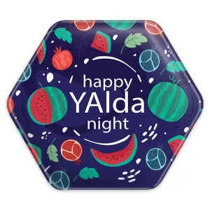 پیکسل شش ضلعی شب یلدا