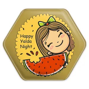 پیکسل شش ضلعی شب یلدا