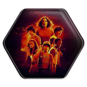پیکسل شش ضلعی استرینجر تینگز  Stranger Things