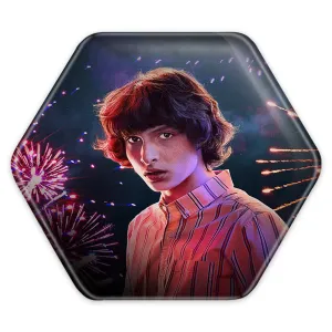 پیکسل شش ضلعی مایک ویلر استرینجر تینگز  Stranger Things