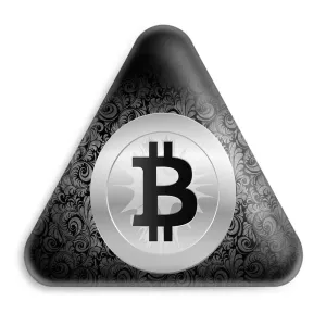 پیکسل مثلثی ارز دیجیتال بیت کوین