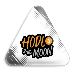 پیکسل مثلثی HODL Bitcoin 2 The Moon