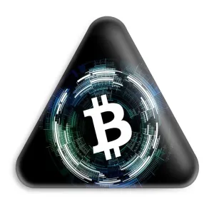 پیکسل مثلثی ارز دیجیتال بیت کوین