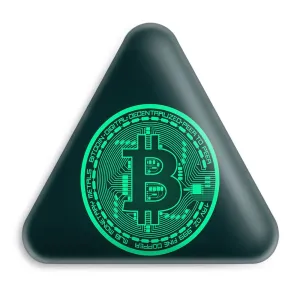 پیکسل مثلثی ارز دیجیتال بیت کوین
