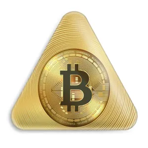 پیکسل مثلثی ارز دیجیتال بیت کوین
