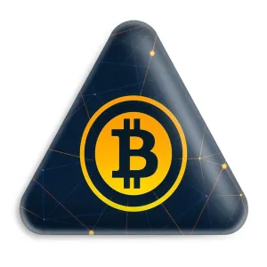پیکسل مثلثی ارز دیجیتال بیت کوین