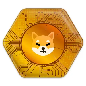 پیکسل شش ضلعی ارز دیجیتال شیبا اینو Shiba Inu