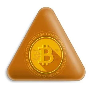 پیکسل مثلثی ارز دیجیتال بیت کوین