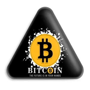 پیکسل مثلثی ارز دیجیتال بیت کوین