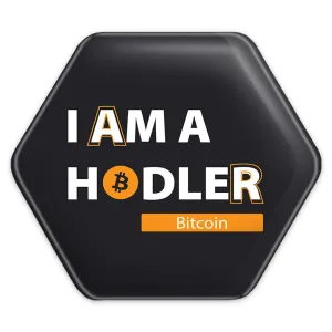 پیکسل شش ضلعی I Am A Hodler Bitcoin
