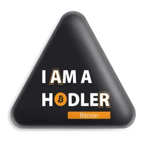 پیکسل مثلثی I Am A Hodler Bitcoin