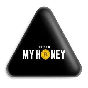 پیکسل مثلثی I Need You Bitcoin My Honey