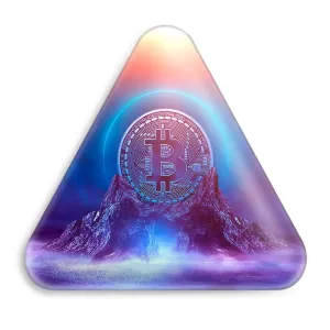 پیکسل مثلثی ارز دیجیتال بیت کوین