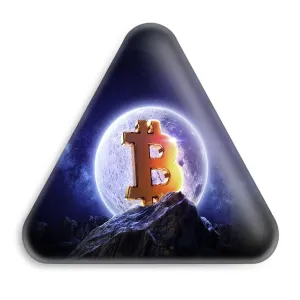 پیکسل مثلثی ارز دیجیتال بیت کوین