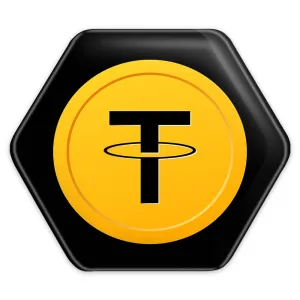 پیکسل شش ضلعی ارز دیجیتال تتر