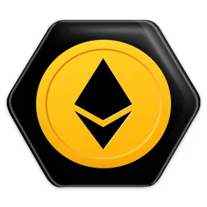 پیکسل شش ضلعی ارز دیجیتال اتریوم