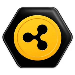 پیکسل شش ضلعی ارز دیجیتال ریپل