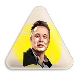 پیکسل مثلثی ایلان ماسک Elon Musk