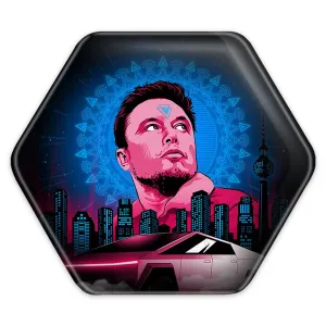 پیکسل شش ضلعی ایلان ماسک Elon Musk