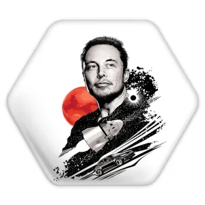پیکسل شش ضلعی ایلان ماسک Elon Musk