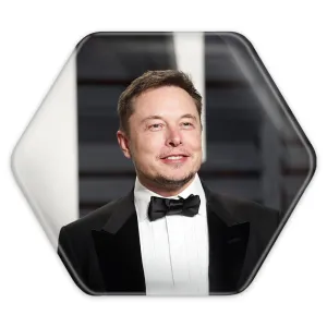 پیکسل شش ضلعی ایلان ماسک Elon Musk