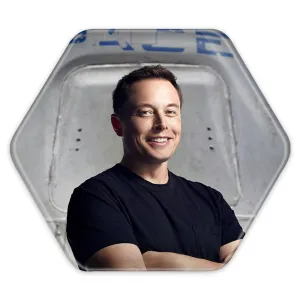 پیکسل شش ضلعی ایلان ماسک Elon Musk