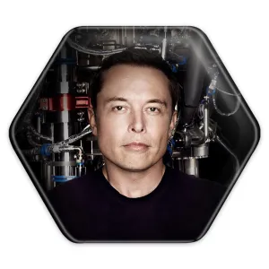 پیکسل شش ضلعی ایلان ماسک Elon Musk