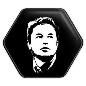 پیکسل شش ضلعی ایلان ماسک Elon Musk
