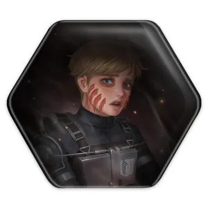 پیکسل شش ضلعی آرمین آرلرت انیمه اتک آن تایتان Attack on Titan
