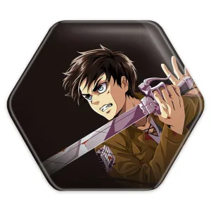پیکسل شش ضلعی ارن یگر انیمه اتک آن تایتان Attack on Titan