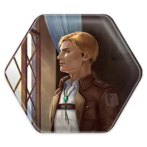 پیکسل شش ضلعی اروین اسمیت انیمه اتک آن تایتان Attack on Titan