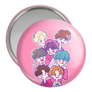 آینه جیبی گروه بی تی اس BTS