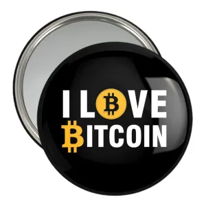 آینه جیبی I Love Bitcoin
