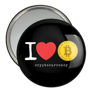 آینه جیبی I Love Bitcoin