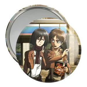 آینه جیبی میکاسا و ارن انیمه اتک آن تایتان Attack on Titan