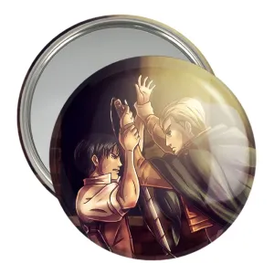 آینه جیبی اروین و لیوای انیمه اتک آن تایتان Attack on Titan